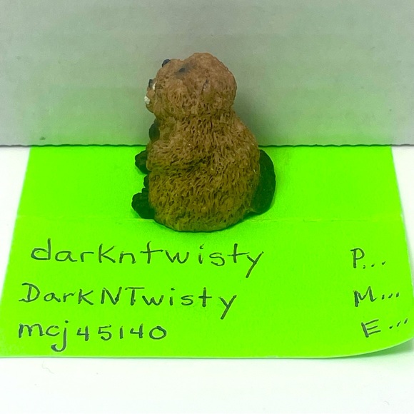 Vintage Beaver Sculpture Figurine possible United Design Canada - Picture 4 of 11